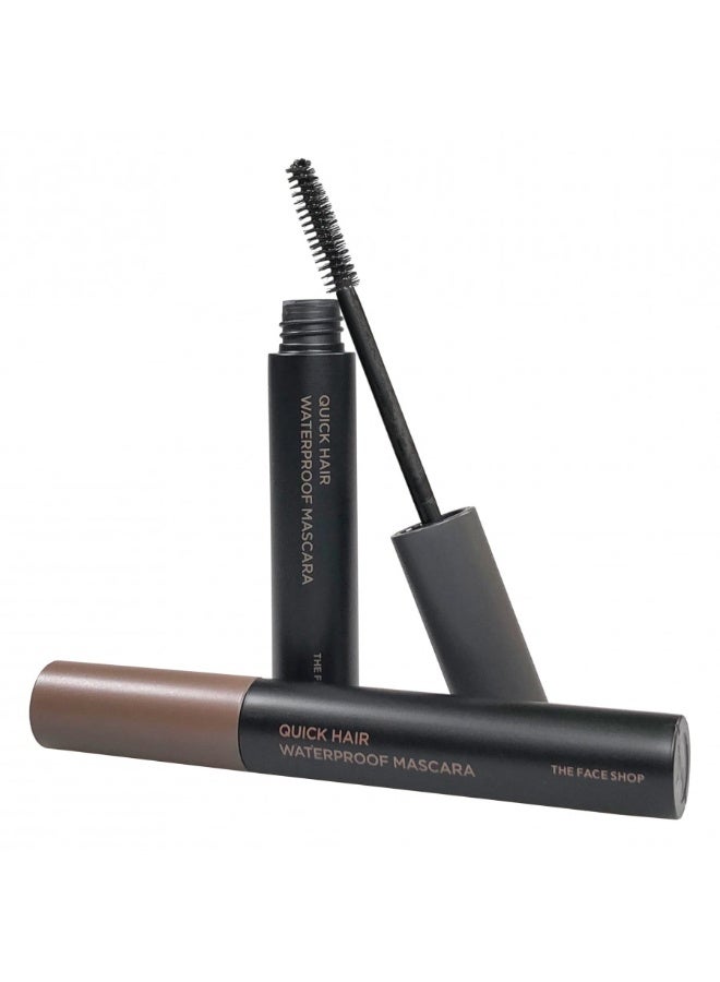 THEFACESHOP QUICK HAIR WATERPROOF MASCARA #01 NATURAL BLACK - Image 2