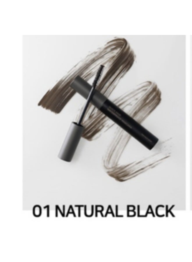 THEFACESHOP QUICK HAIR WATERPROOF MASCARA #01 NATURAL BLACK - Image 3