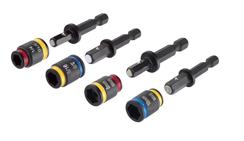 Malco MALCOMBO1 2 in. Cleanable, Reversible Magnetic Hex Driver, 4 Piece Set