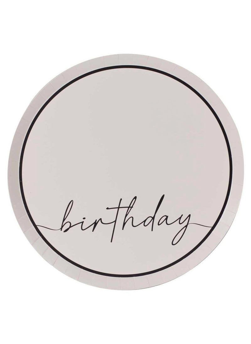 Ginger Ray Birthday Plate - Nude and Black - Image 4