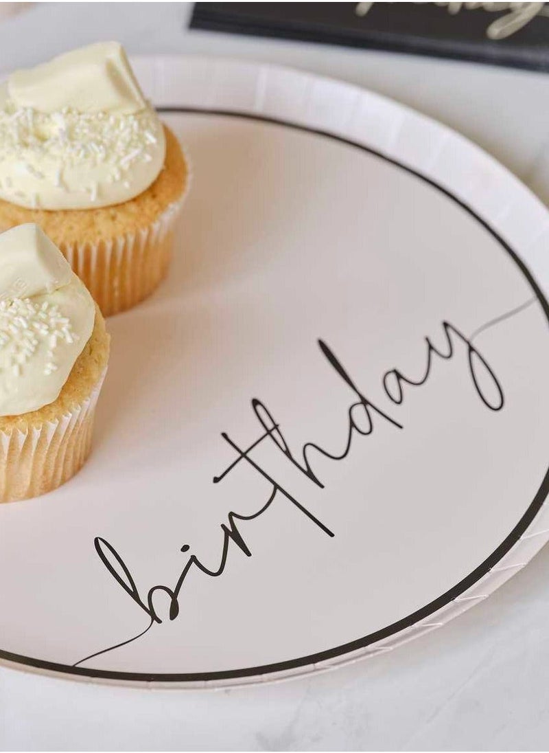 Ginger Ray Birthday Plate - Nude and Black - Image 2