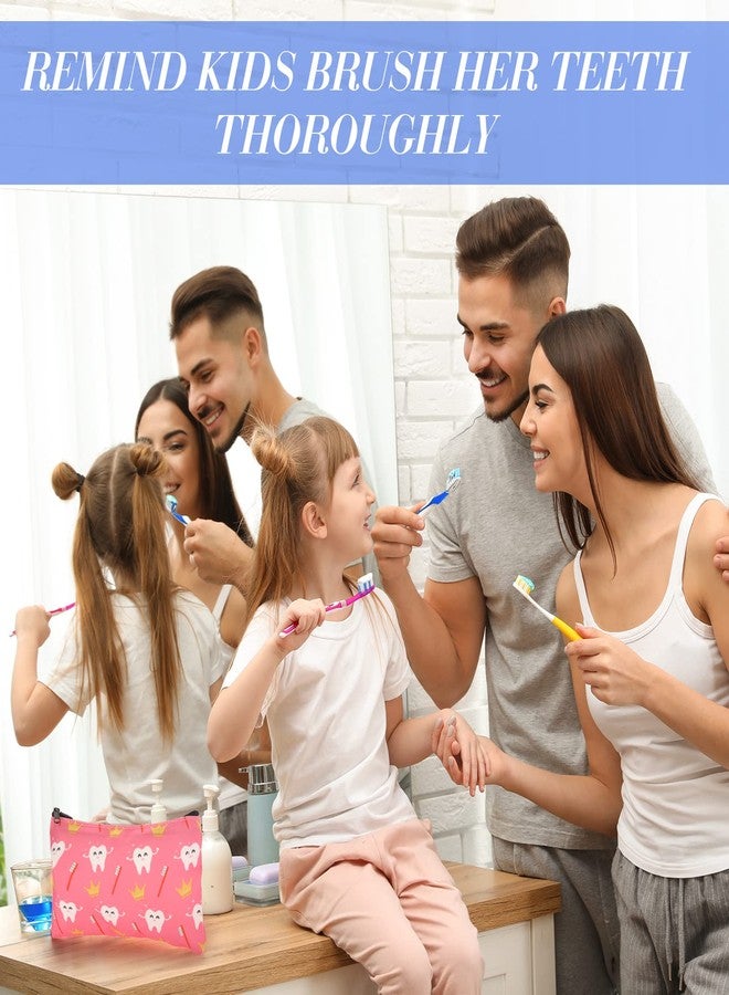 Potchen 20 Pieces Dental Cosmetic Teeth Makeup Bags Nurse Gift Bag Dental Assistant Accessories Travel Cute Pouch Organizer for Dentist Women Nurses Day Graduation Birthday - Image 5