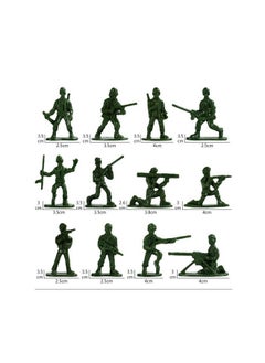 RAINBOW TOYFROG Army Men Action Figure Set - 300 Pcs Toy Soldiers Military Playset - Classic Army Men Action Figures For Kids - Durable Army Toys For Imaginative Play Ww2 Action Figures  - Image 4
