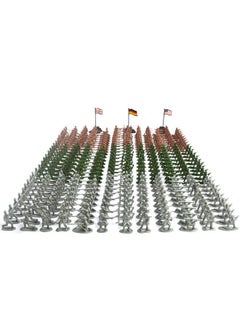 RAINBOW TOYFROG Army Men Action Figure Set - 300 Pcs Toy Soldiers Military Playset - Classic Army Men Action Figures For Kids - Durable Army Toys For Imaginative Play Ww2 Action Figures  - Image 1