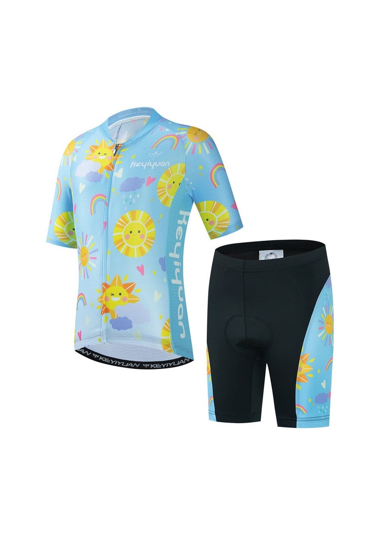 KUYING GR New Summer Outdoor Sunscreen Moisture Absorption Quick Drying Bicycle Women's Cycling Clothing Set  - Image 1