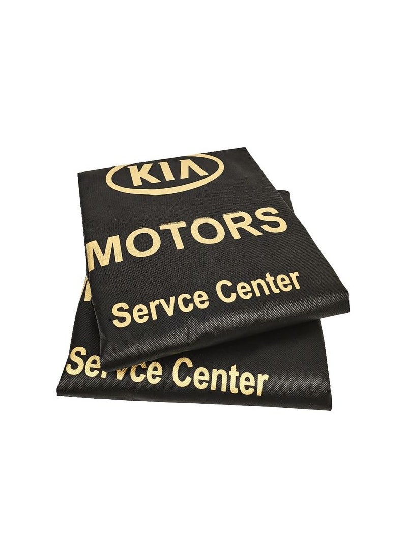 KIA KIA Motors Service Centre Car Seat Cover, Universal Car Seat Dust Dirt Protection Cover, Extra Protection For Your Seat 2 pcs Set  - Image 2