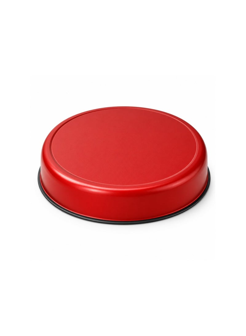 Bisbell 24 cm Round Non-Stick Baking Tray, 4.5 cm Deep Steel Oven Pan for Cakes, Pizza, Quiche, Tarts & Everyday Baking - Image 3