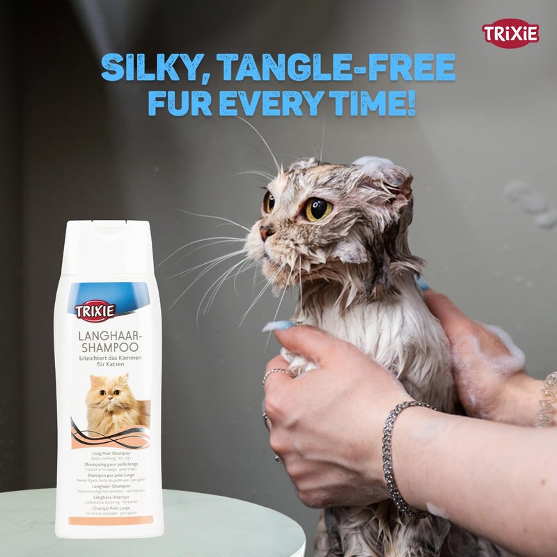 Trixie Cat Shampoo for Long Hair 250 ml - Image 2