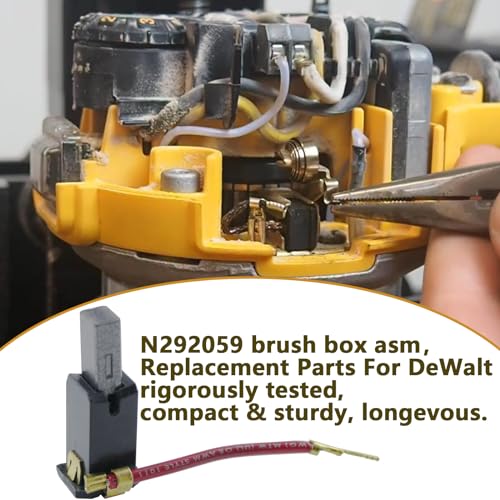Rsoise Carbon Brush Box Assembly N292059 N421468 Fits For Dewalt Sander DWE6411 DWE6411K WE6420 DWE6421 DWE6423 (2pcs) - Image 3