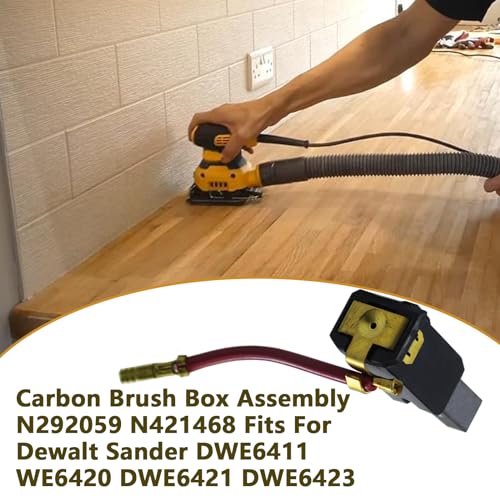 Rsoise Carbon Brush Box Assembly N292059 N421468 Fits For Dewalt Sander DWE6411 DWE6411K WE6420 DWE6421 DWE6423 (2pcs) - Image 5