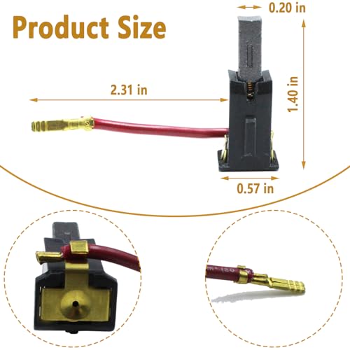 Rsoise Carbon Brush Box Assembly N292059 N421468 Fits For Dewalt Sander DWE6411 DWE6411K WE6420 DWE6421 DWE6423 (2pcs) - Image 2