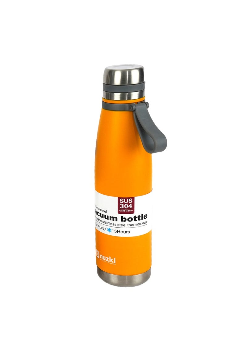 nuzki - Nuzki Stainless Steel Vacuum Insulated Flask, Leak-proof, BPA-free Double Walled Thermal Mug for, 1 Liter Sports Water Bottle, Travel Water Bottle for Hot or Cold Drink - Image 1