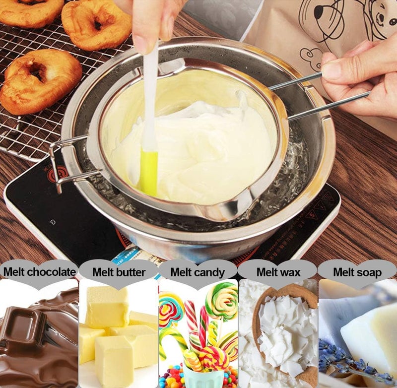 SONGZIMING 1000ML Upgrade Double Boiler Stainless Steel Melting Pot For Chocolate, Candle and Candy Making (34oz) - Image 5