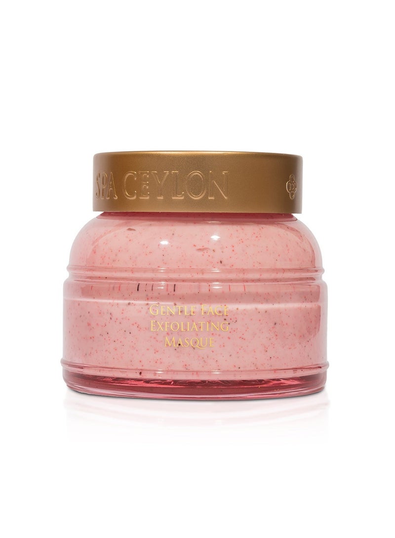 SPA CEYLON Lotus & Rambutan Gentle Face Exfoliating Masque | For Sensitive Skin | Soothing, Vitamin B12 | 100g - Image 1