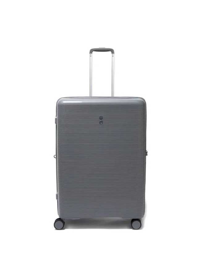 Echolac Forza 75cm Hardcase Expandable 4 Double Wheel Cabin Luggage Trolley Gray - PW005 28 Arctic Grey