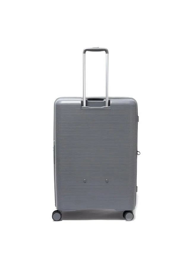 Echolac Forza 75cm Hardcase Expandable 4 Double Wheel Cabin Luggage Trolley Gray - PW005 28 Arctic Grey