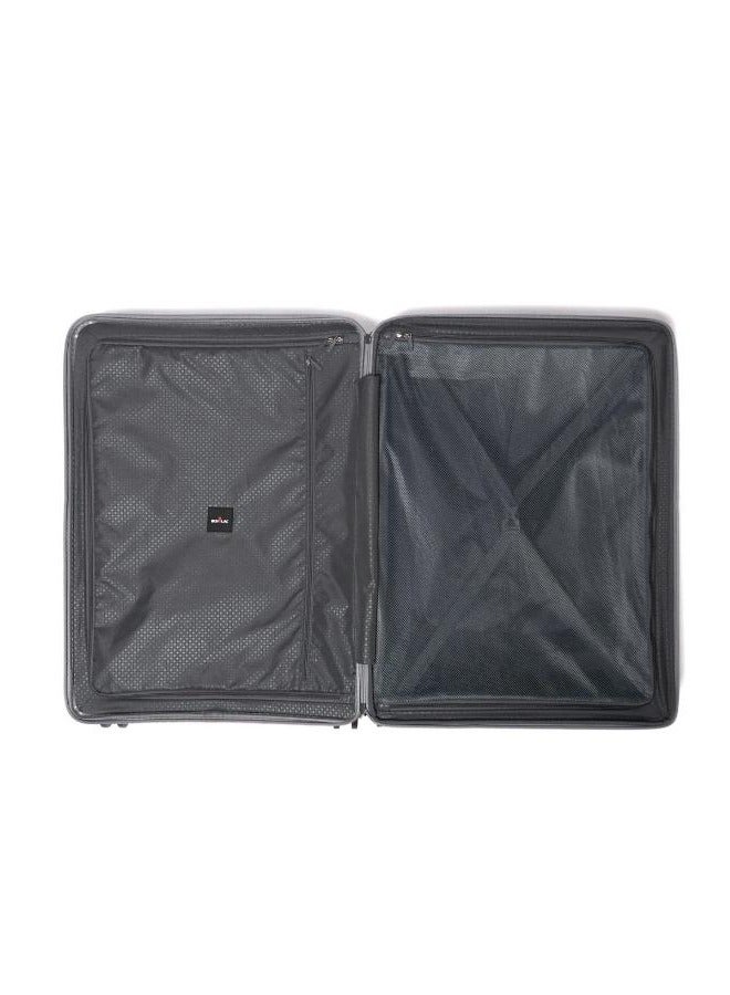 Echolac Forza 75cm Hardcase Expandable 4 Double Wheel Cabin Luggage Trolley Gray - PW005 28 Arctic Grey - Image 5