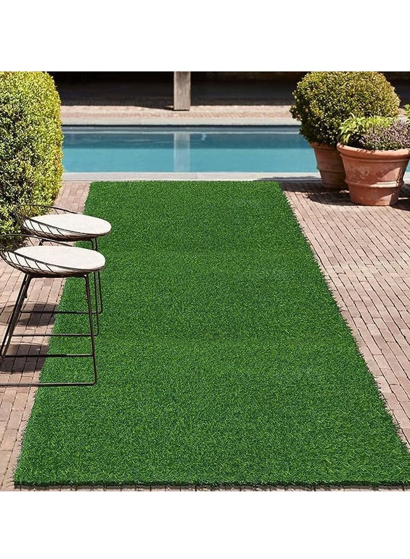 Generic 𝐅𝐅𝐃 Artificial Grass Carpet - Realistic Fake Grass Mat for Home & Outdoor Use | Perfect for Front/Backyards, Garden Decoration, and Balconies  - Image 3