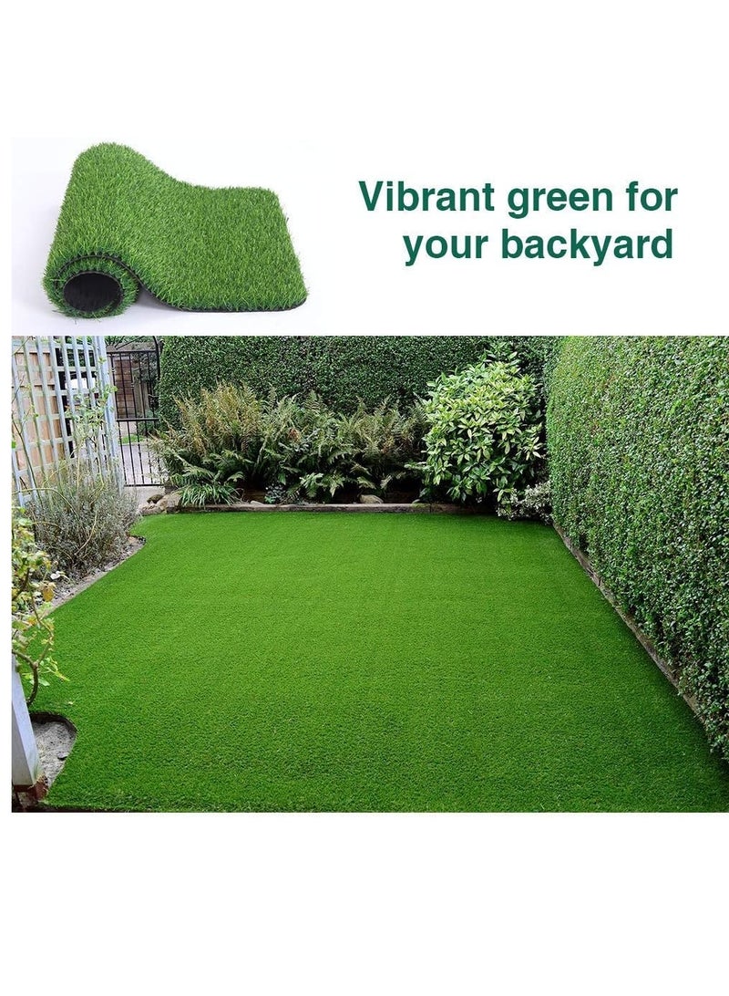 Generic 𝐅𝐅𝐃 Artificial Grass Carpet - Realistic Fake Grass Mat for Home & Outdoor Use | Perfect for Front/Backyards, Garden Decoration, and Balconies  - Image 5