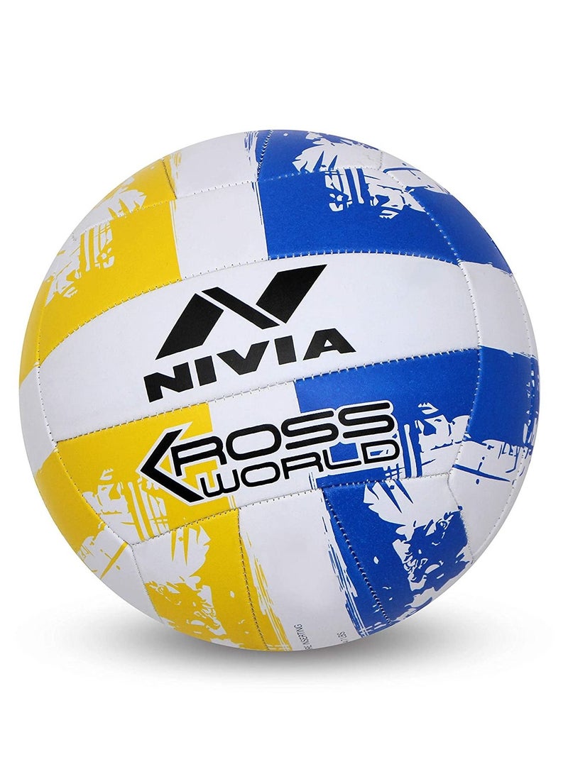 Nivia Nivia Kross World Volleyball, yelow/blue, 4 - Image 1