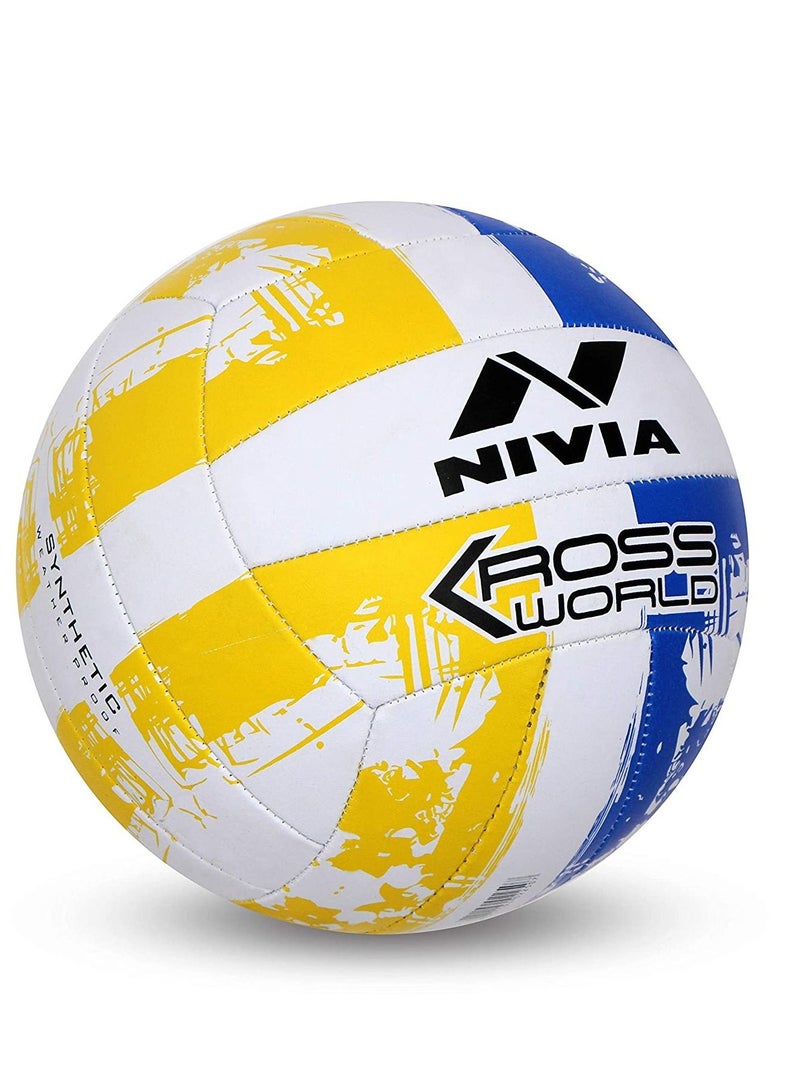 Nivia Nivia Kross World Volleyball, yelow/blue, 4 - Image 2