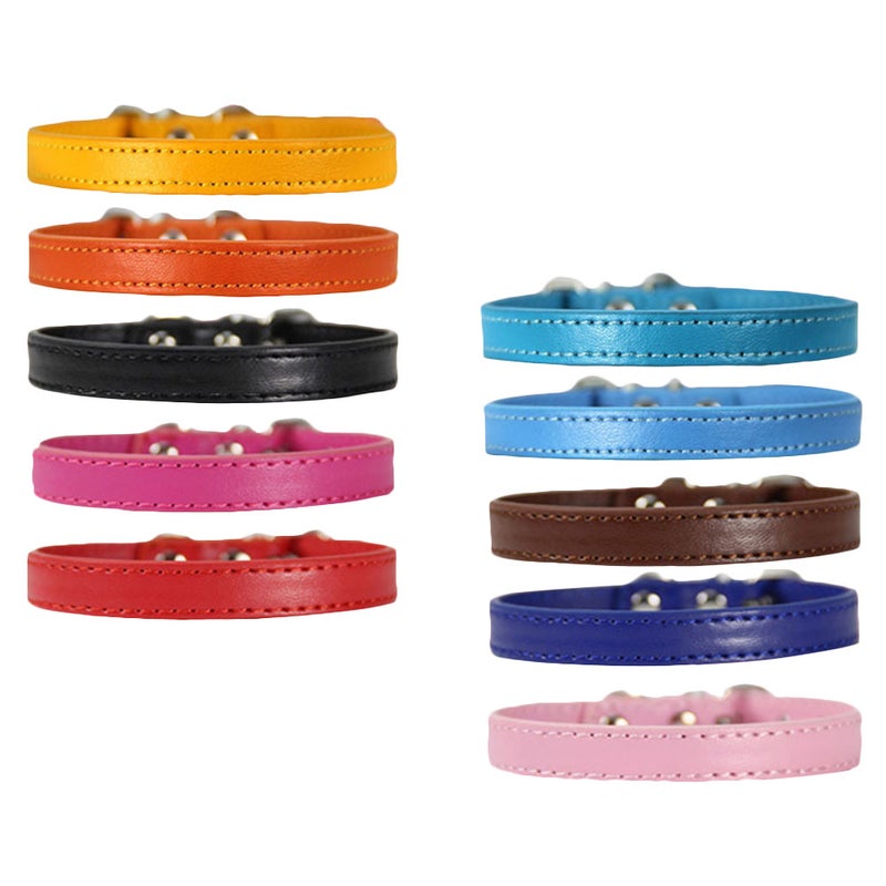 10Pcs Pet Collar Pet Dog Neckwear Cloth Pet Neck Decor Random Color - Image 1