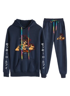 KUYING Dragon Ball Printed Casual Loose Hoodie Set  - Image 1