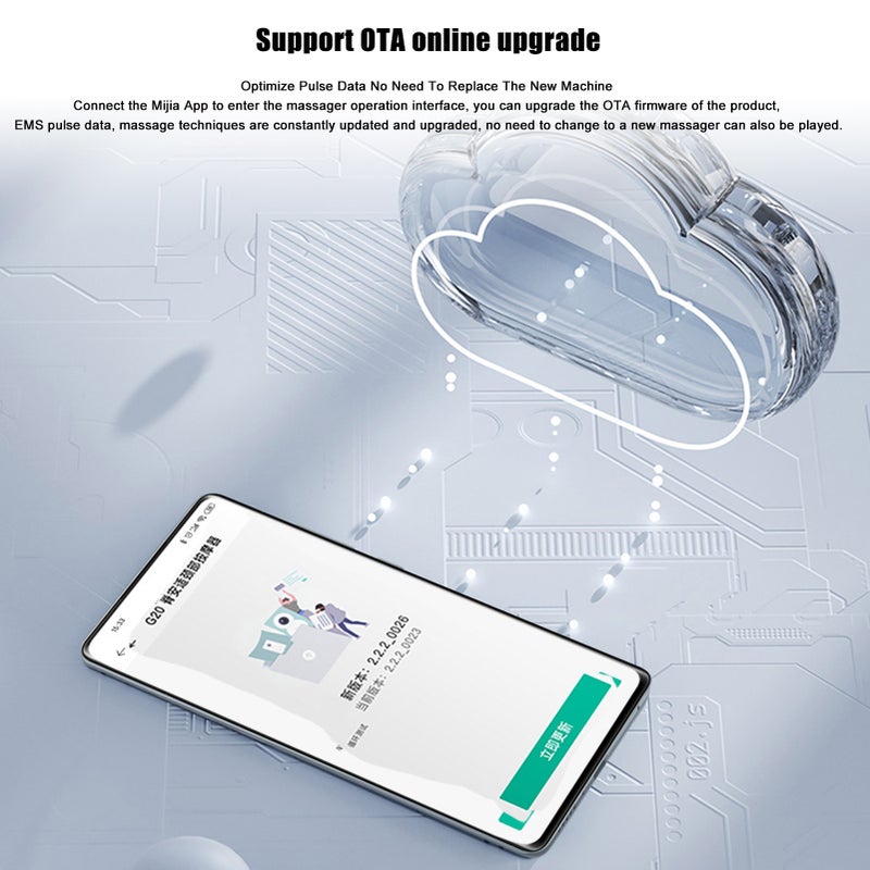 ديلدعة العنق - تصميم مساج بثلاثة رؤوس - جهاز تخفيف آلام العنق - ديلدعة العنق ل تخفيف الألم - مساج العنق العميق للأنسجة - ديلدعة العنق مع حرارة - خفيفة الوزن ومنقولة - ترقية عبر الإنترنت - Image 2