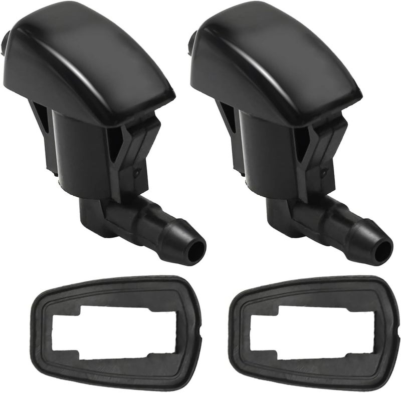 Shibeiparts 2Pcs Windshield Wiper Washer Nozzle Spray Jet Windshield Washer Nozzle Compatible with Chevrolet Traverse GMC Acadia Saturn Outlook Replace25823360 - Image 3