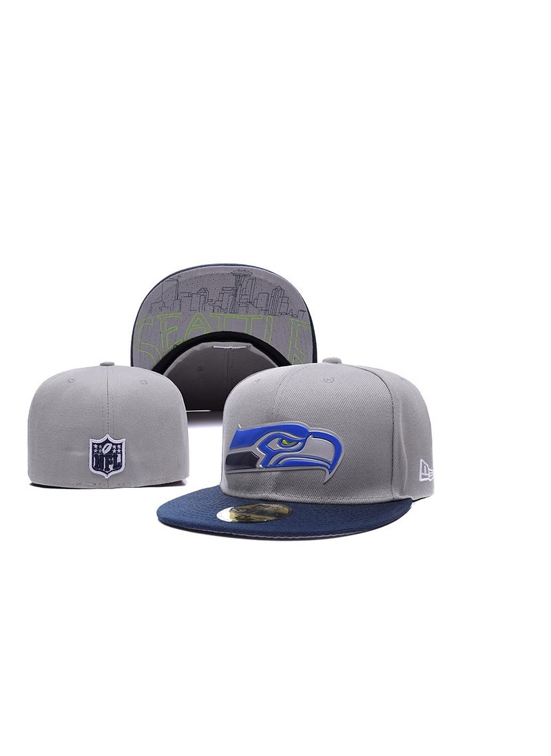 Generic - NEW York 3D Embroidered Fitted Baseball Team Cap with Closed Back for Sun Protection-61.5CM - Image 1