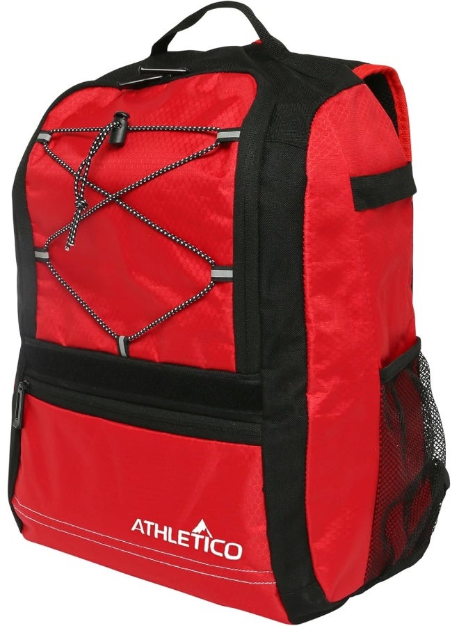 Athletico Athletico Youth Baseball Bat Bag - Backpack for Baseball, T-Ball & Softball Equipment & Gear for Boys & Girls Holds Bat, Helmet, Glove Fence Hook  - Image 4