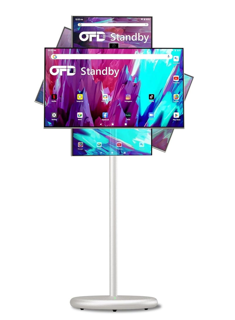 27-inch Smart Touch Screen Display with Front Camera, IPS 1920x1080, Moveable Stand, Wireless Casting, HDMI, USB and Type-C Ports  - Image 1