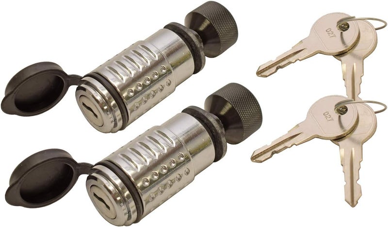 VARUN CT Johnson Deadbolt Spare Tire Wheel Lock - 2-Pack Keyed Alike (STL-100-KA2) - Made in U.S.A. - Image 1