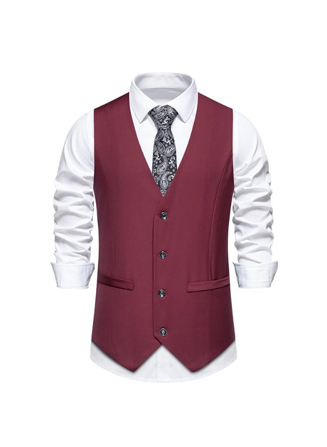Shougu New Fashionable Casual Men's Suit Vest  - Image 1