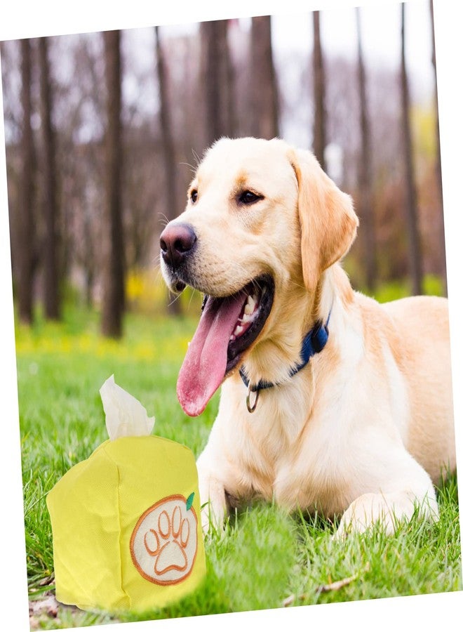 Balacoo Dog Puzzle Toy: Tissue Box Dog Chew Toy, Interactive Pet Enrichment Sniffing Game, Puppy Mental Stimulation Puzzle Slow Feeder (Yellow Tissue) - Image 3