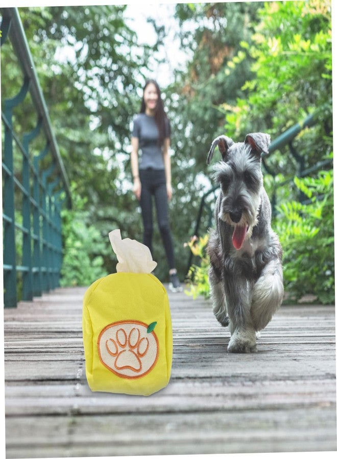 Balacoo Dog Puzzle Toy: Tissue Box Dog Chew Toy, Interactive Pet Enrichment Sniffing Game, Puppy Mental Stimulation Puzzle Slow Feeder (Yellow Tissue) - Image 4
