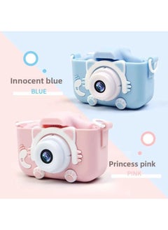 Generic Kidsren's Camera Can Take Pictures And Video Students Boys And Girls Fans Girls Small Slr Campus High-definition Digital Kidsren-Body Color:Dual Camera 9600w Cat Blue  - Image 5