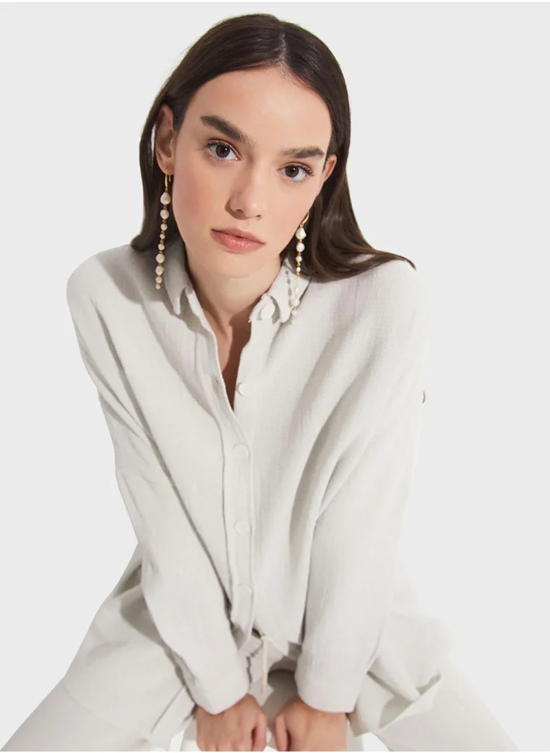 جون Button Down Shirt