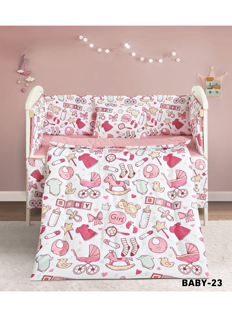 Exclusive baby bedding set with barriers for your child's comfort