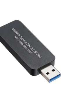 LOULUEN M.2 NGFF SSD 2230/2242 USB3.0 Type-A Enclosure SATA SSD Portable and High Speed Transfer 