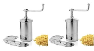 FIRST FRONT Sev Sancha Machine with Free 6 Different Jali for Making Different Types of Sevaiya Sev Gathiya Murukku Chakli Bhujia Pack of 2 - pzsku/ZA3575223D7AA590EC031Z/45/1748243937/a516f638-f78b-4ebd-aa6f-98328c70f1d4