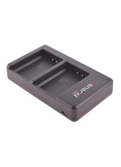 جنرال جينرال LPE10 بطارية كاميرا شاحن USB مزدوج 8.4 فولت مع كابل USB - أسود  - Image 2
