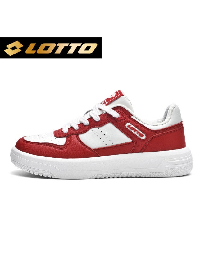 Lotto Men's Low-top Sneakers Spring Air Force One Casual Sports White Shoes Red 43 - Image 3