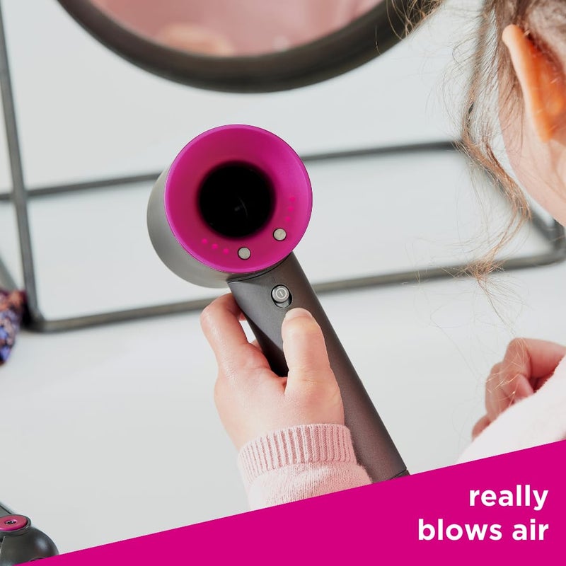 Casdon Dyson Toys - Supersonic & Corrale Deluxe Styling Set - Toy Straightener & Hairdryer with Real Function - Features Interactive Lights & Sounds - for Children Aged 3+ - Image 4