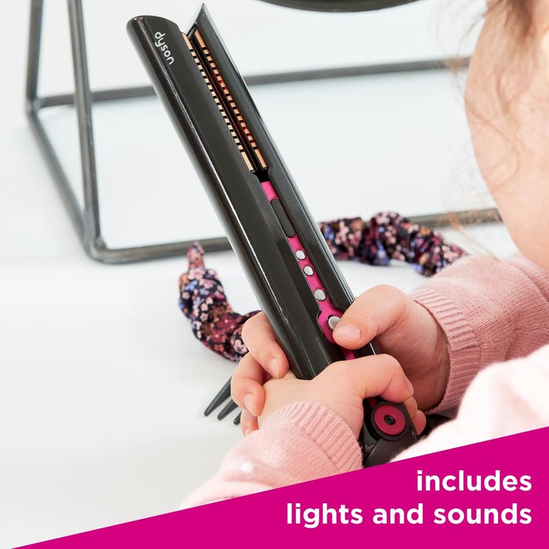Casdon Dyson Toys - Supersonic & Corrale Deluxe Styling Set - Toy Straightener & Hairdryer with Real Function - Features Interactive Lights & Sounds - for Children Aged 3+ - Image 5