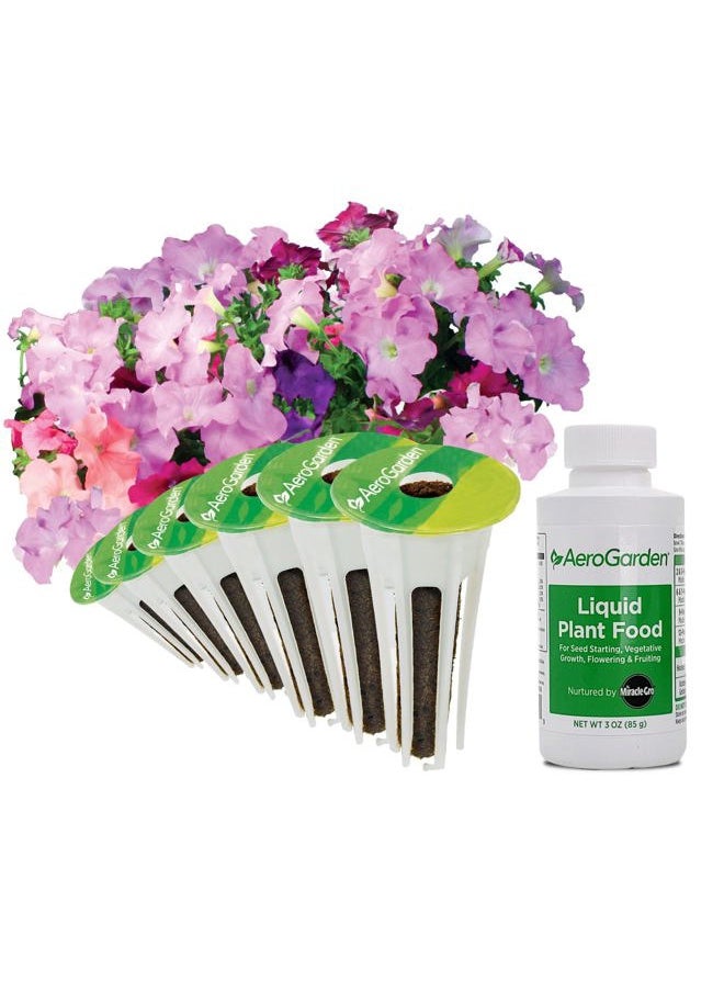 AeroGarden Cascading Petunias Seed pod Kit for AeroGarden Hydroponic Indoor Garden, 6-Pod  - Image 1