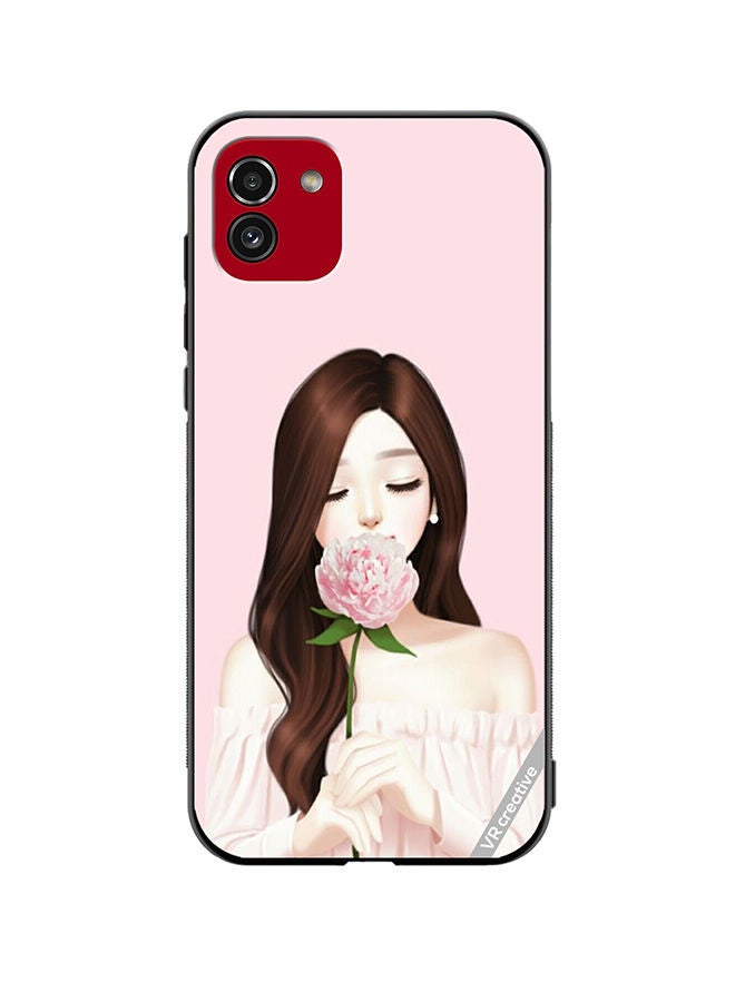 VR CREATIVE Protective Case Cover For Samsung Galaxy A03 Rosy Design Multicolour - Image 1