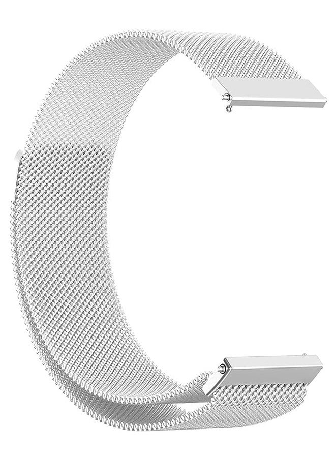 Muyixin - 22mm Band Universal HUAWEI watch 3（46cm）(48cm）Nylon Weave Bracelet Smart Watch Metal Magnetic Loop Back Strap - Image 1