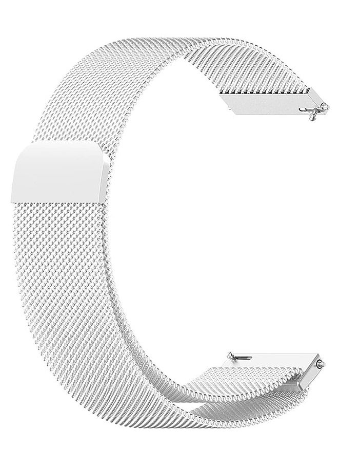 Muyixin - 22mm Band Universal HUAWEI watch 3（46cm）(48cm）Nylon Weave Bracelet Smart Watch Metal Magnetic Loop Back Strap - Image 1
