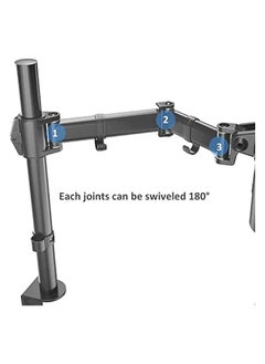erorex Single LCD Monitor Stand Desk Mount Heavy Duty Fully Adjustable Monitor Arm With Tilt And Swivel, Fits Screens Up to 27 inch  - Image 4